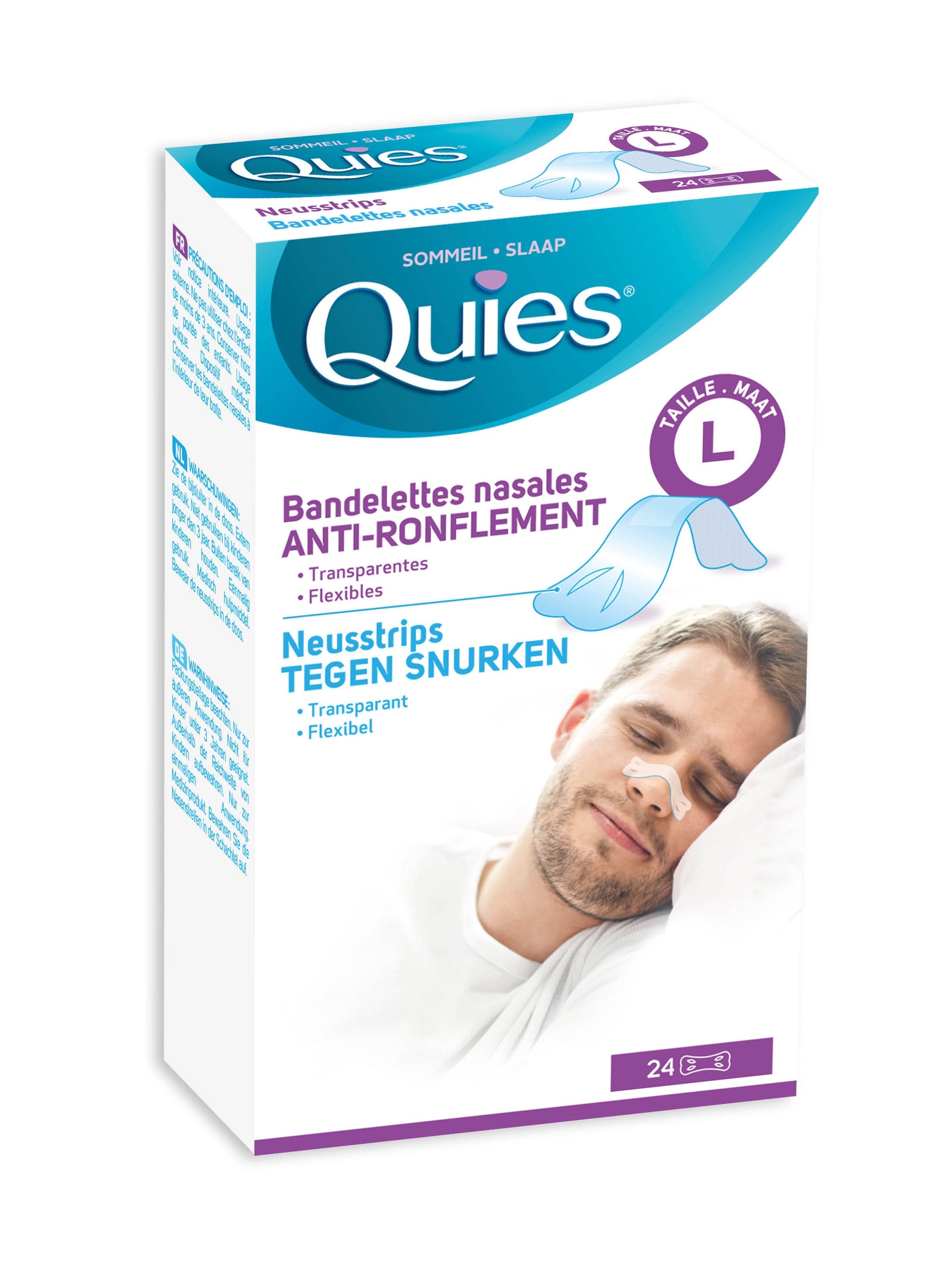 Image for Anti-Snoring - Large Nasal Strips