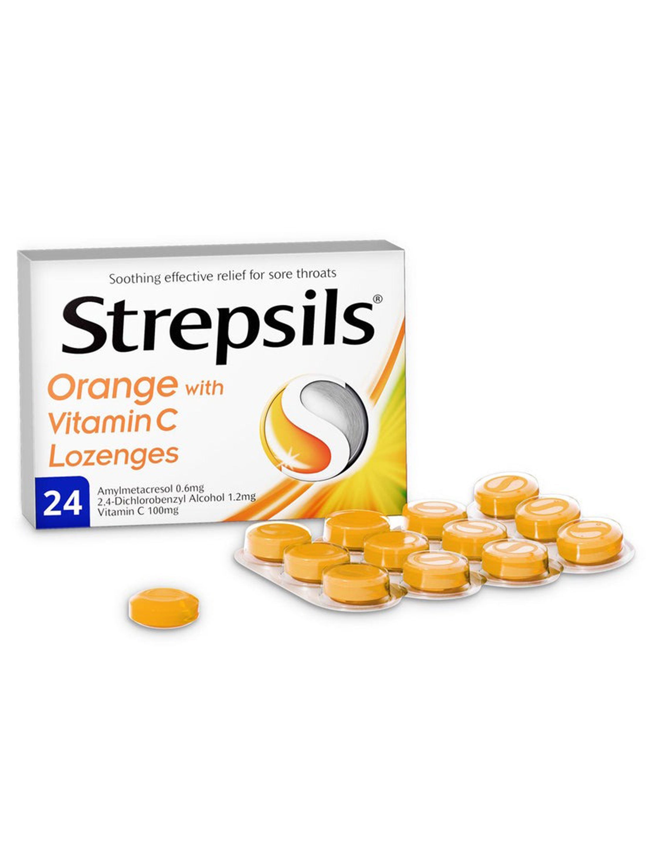 Image for Sore Throat Lozenges-Vitamin C