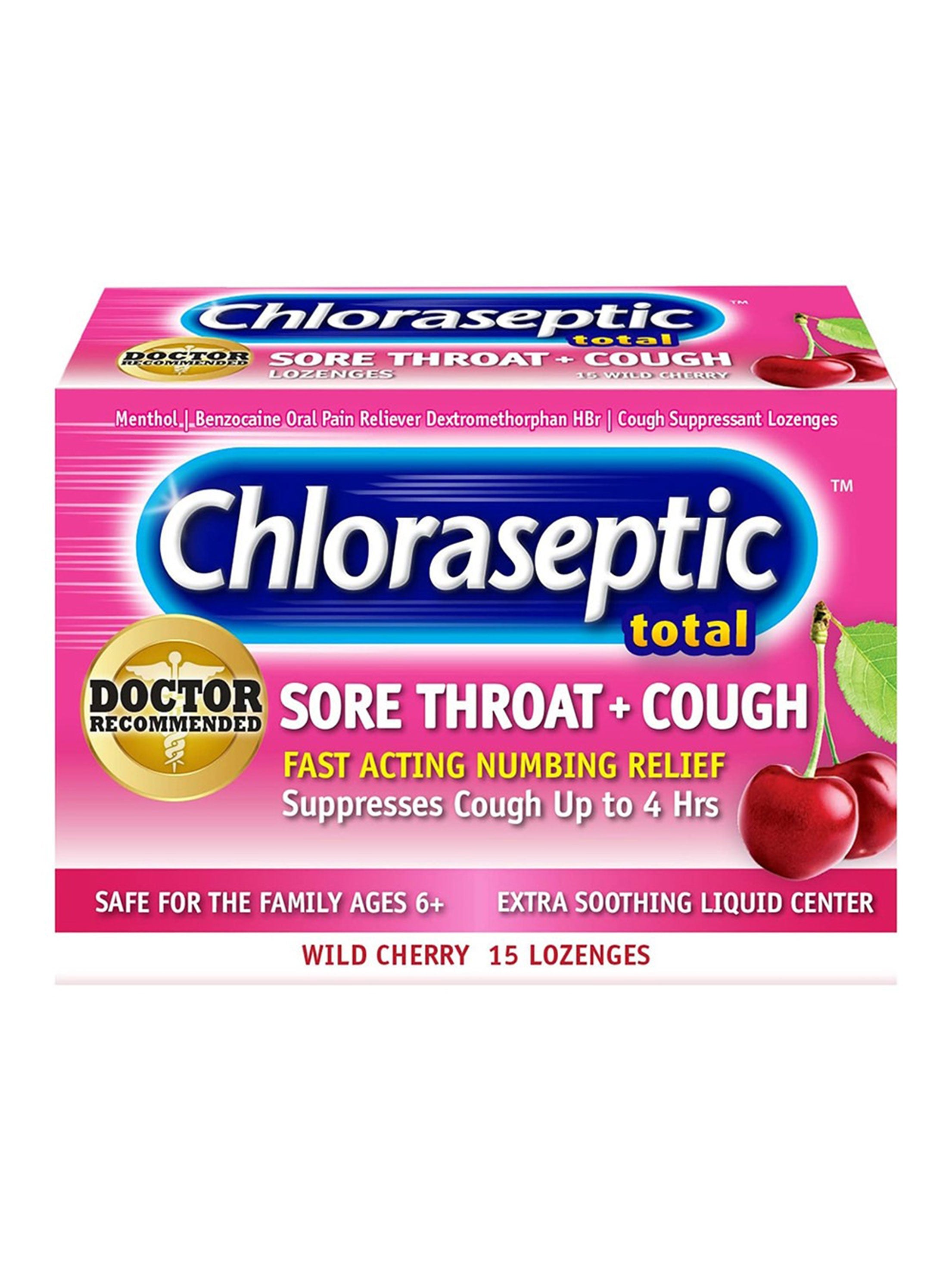 Image for Sore Throat Lozenges- Wild Cherry