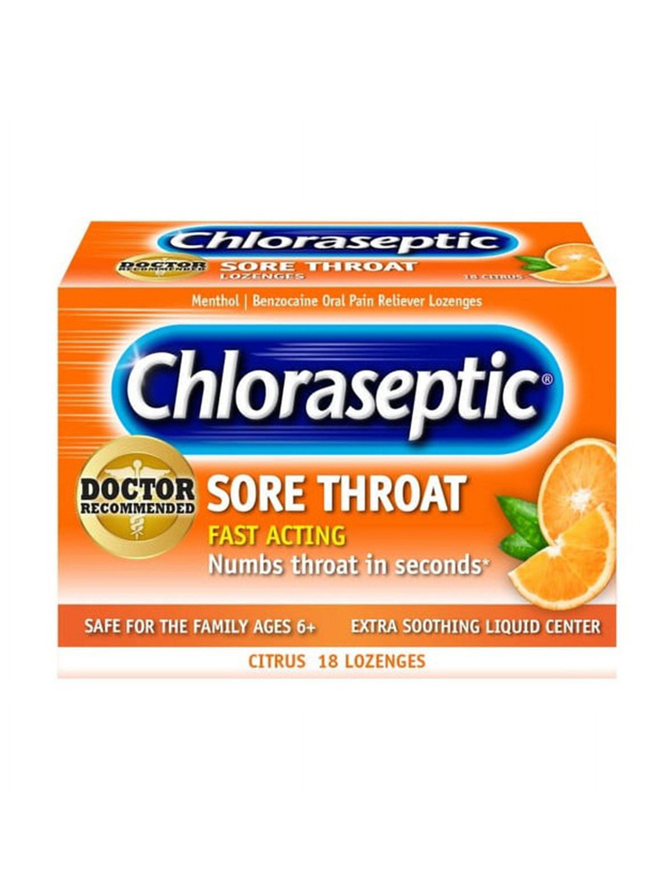 Image for Sore Throat Lozenges-Citrus