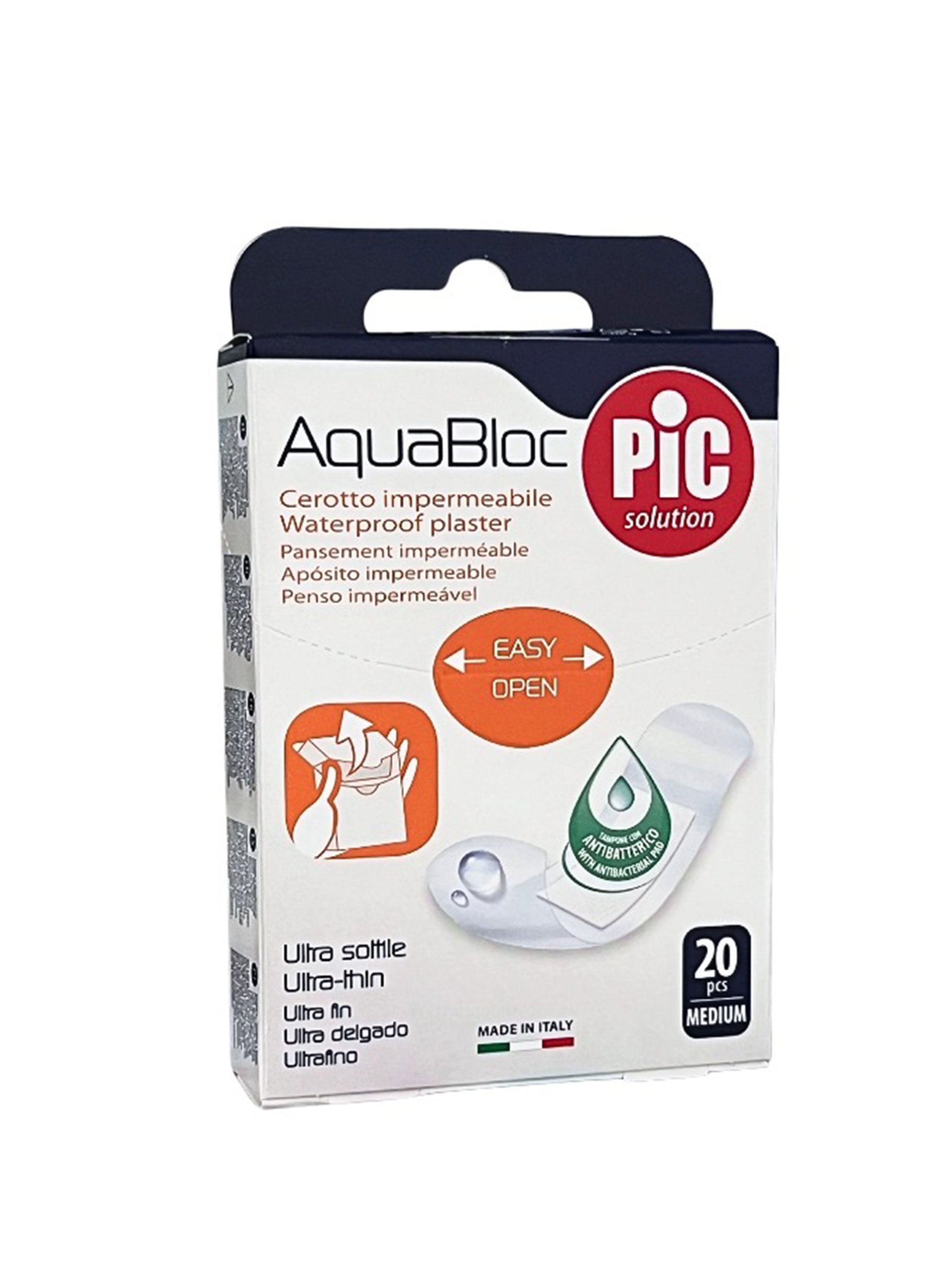 Image for 20 Aquabloc Waterproof Medium Bandage