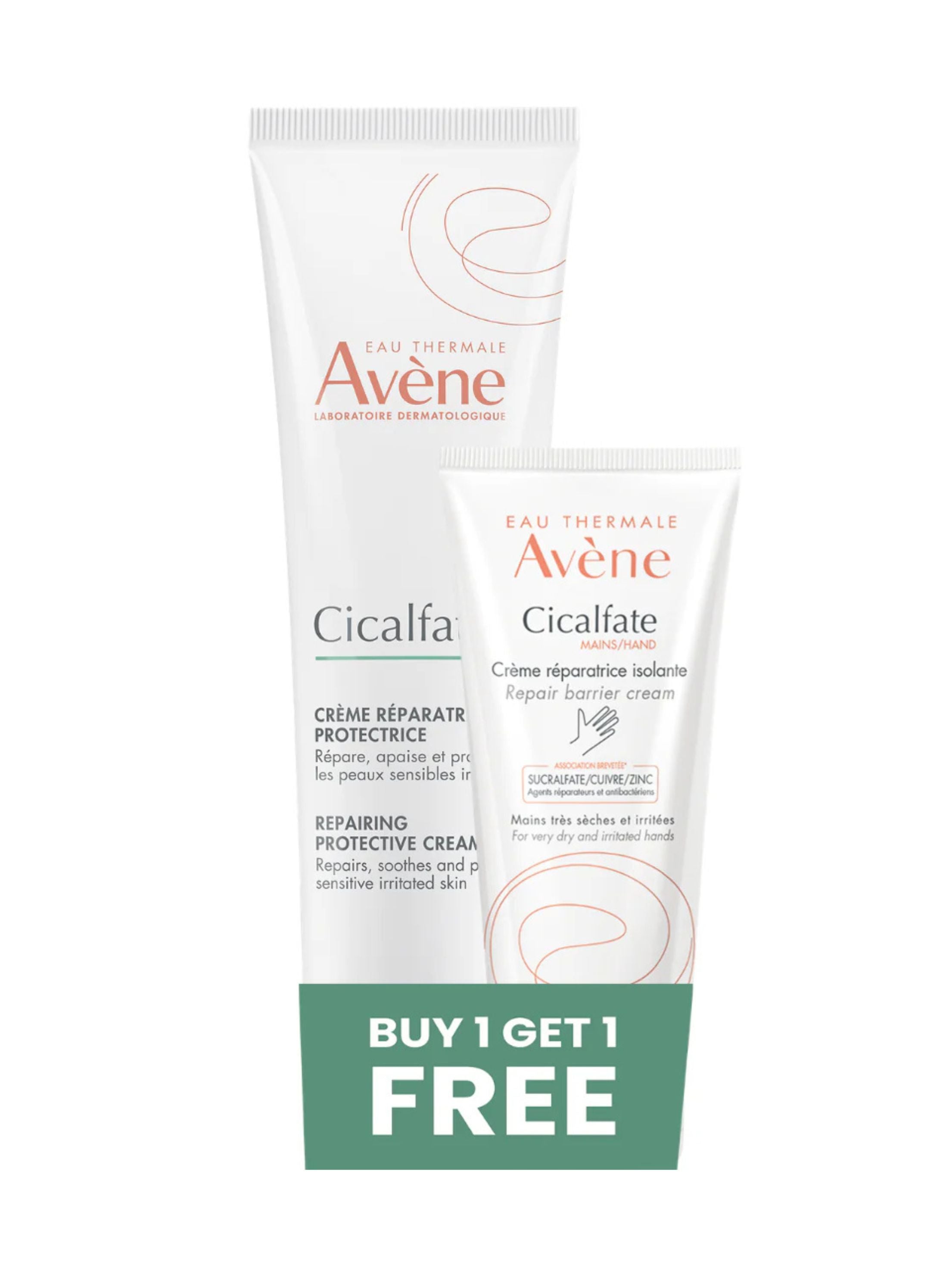 Avene - Cicalfate Repairing Protective Cream 100ml Buy 1 Get Hand Cream 100ml Free