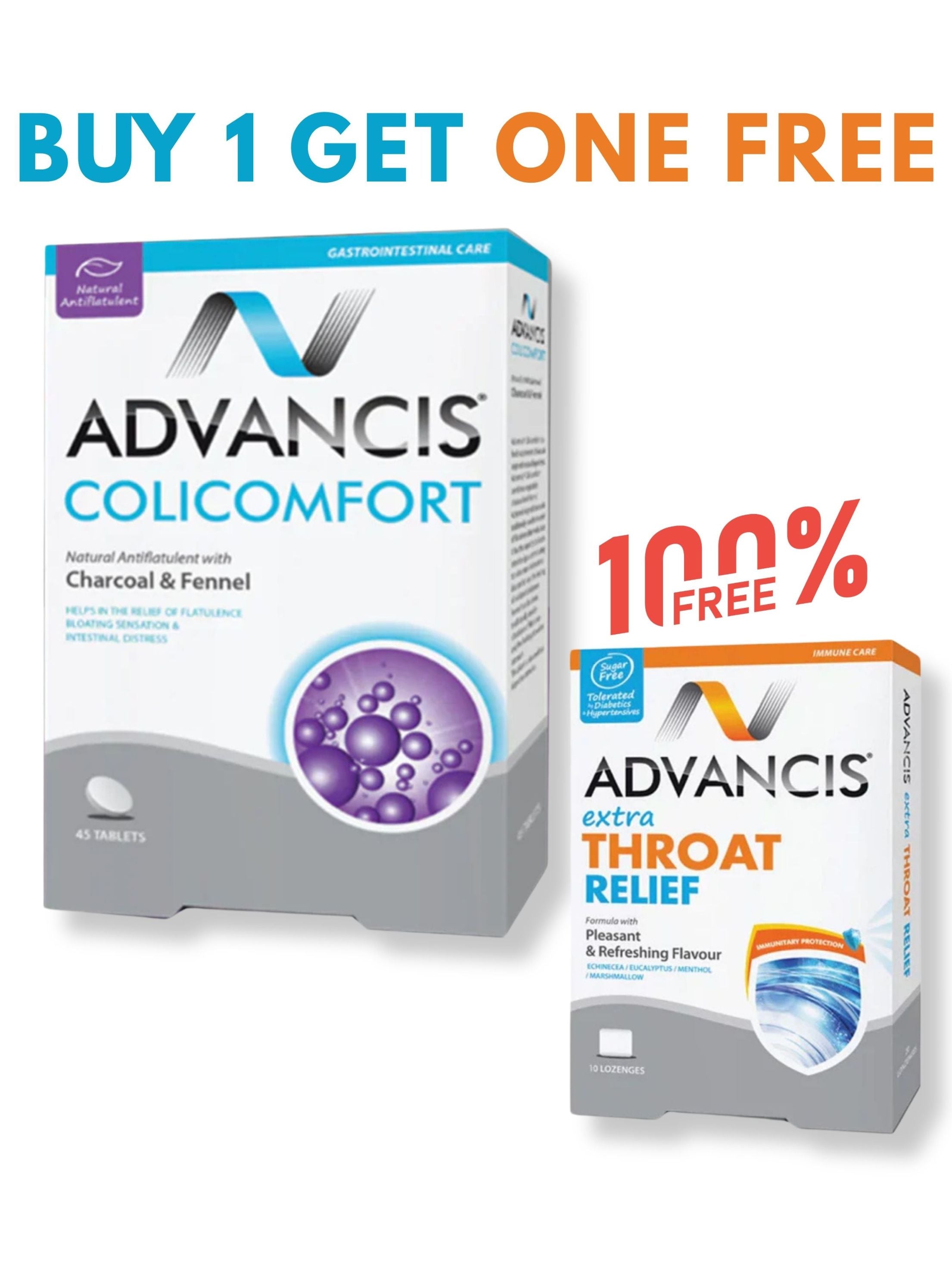 Advancis Colicomfort + FREE Extra Throat Relief