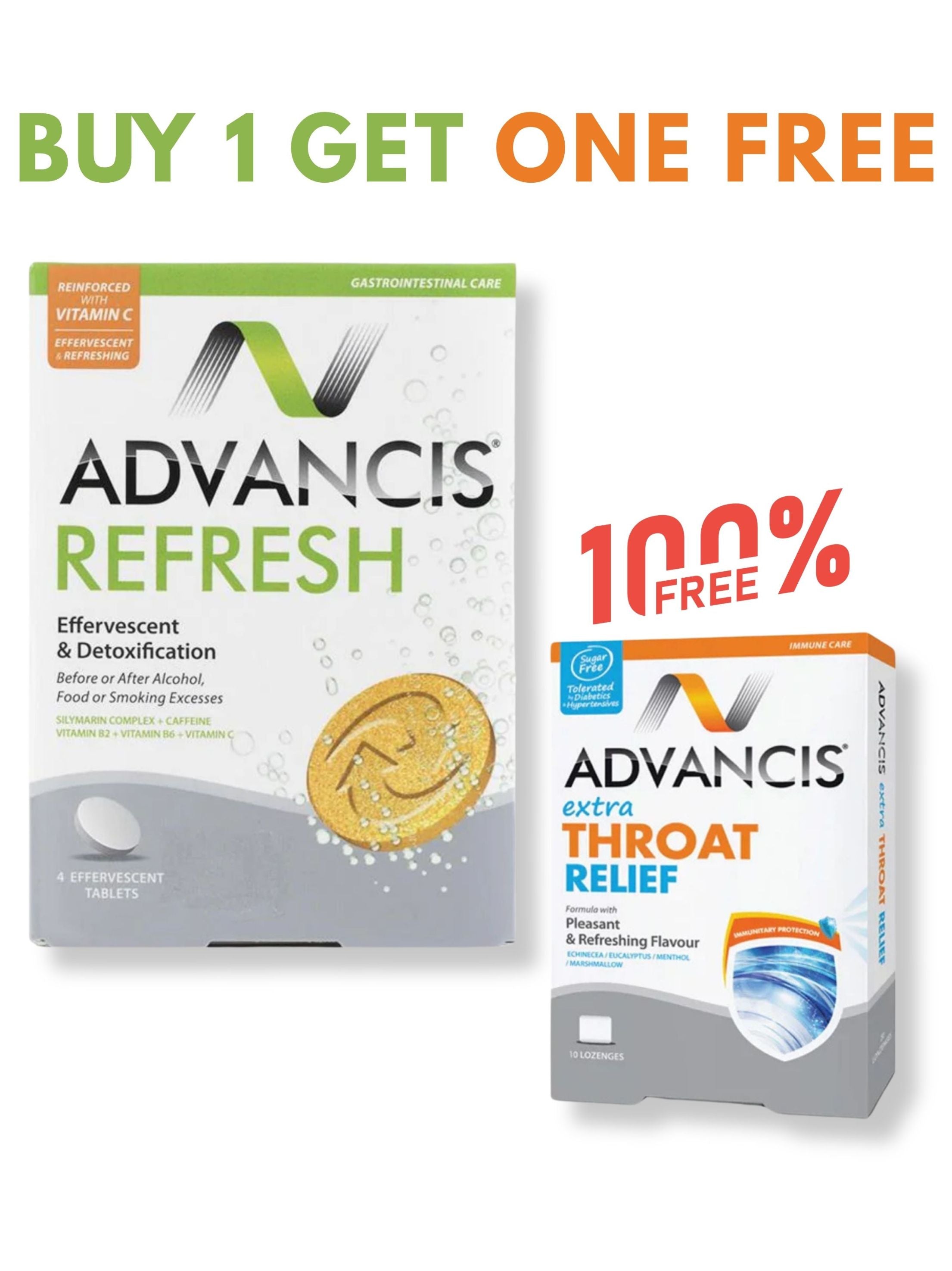 Advancis Refresh + FREE Extra Throat Relief