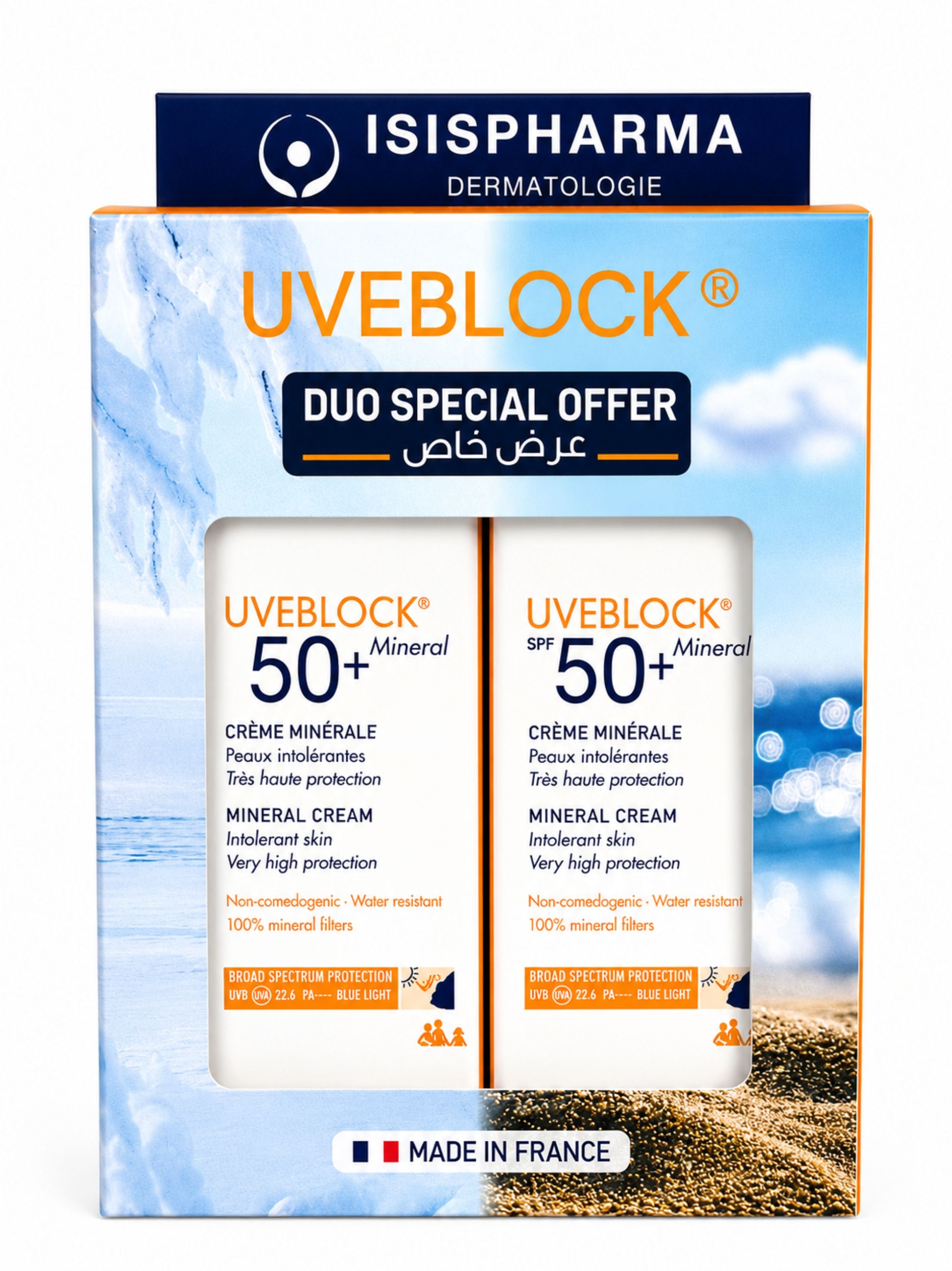 Isispharma UVEBlock Mineral Cream Dual Pack