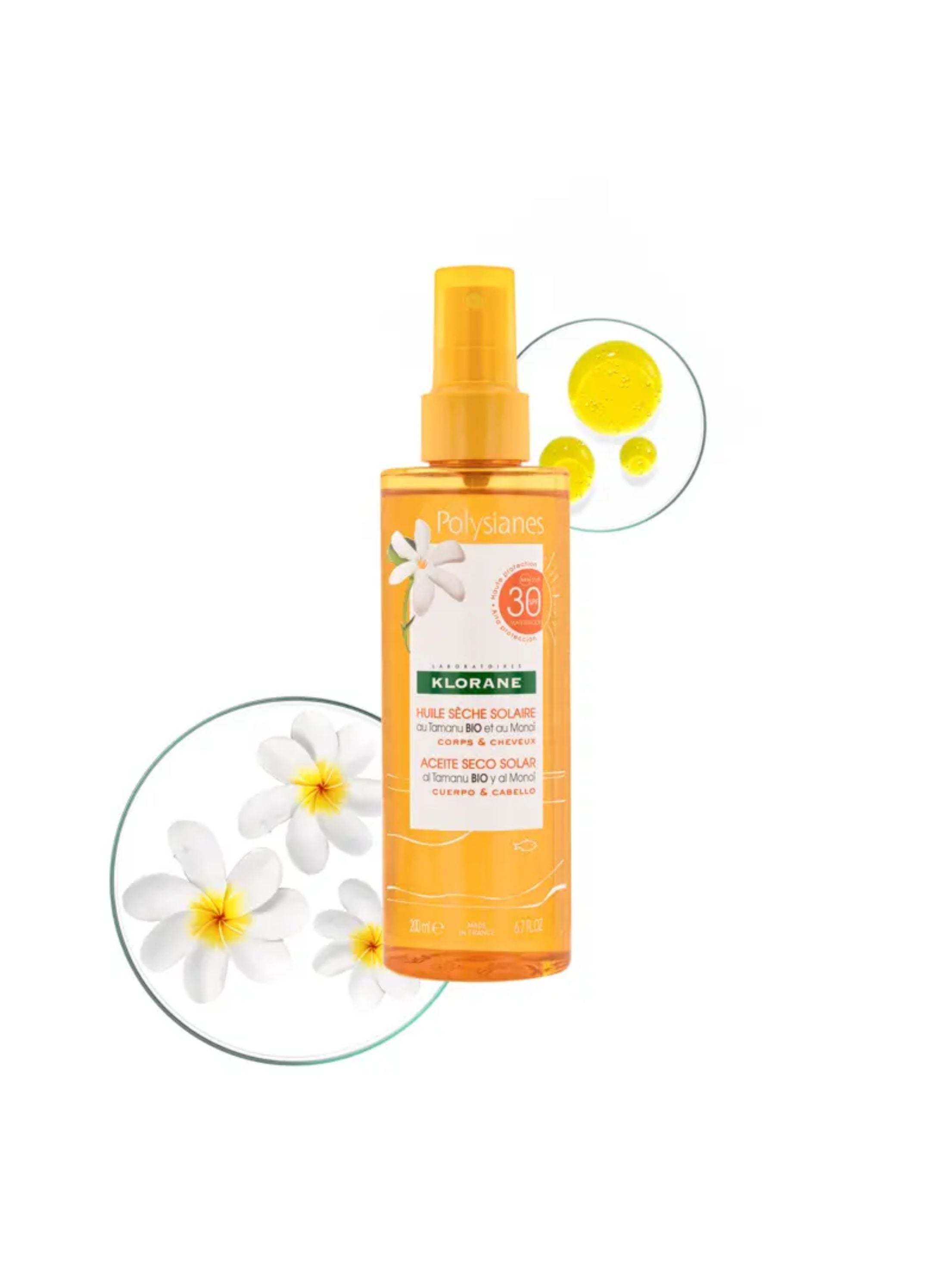 Dry sun oil SPF 30