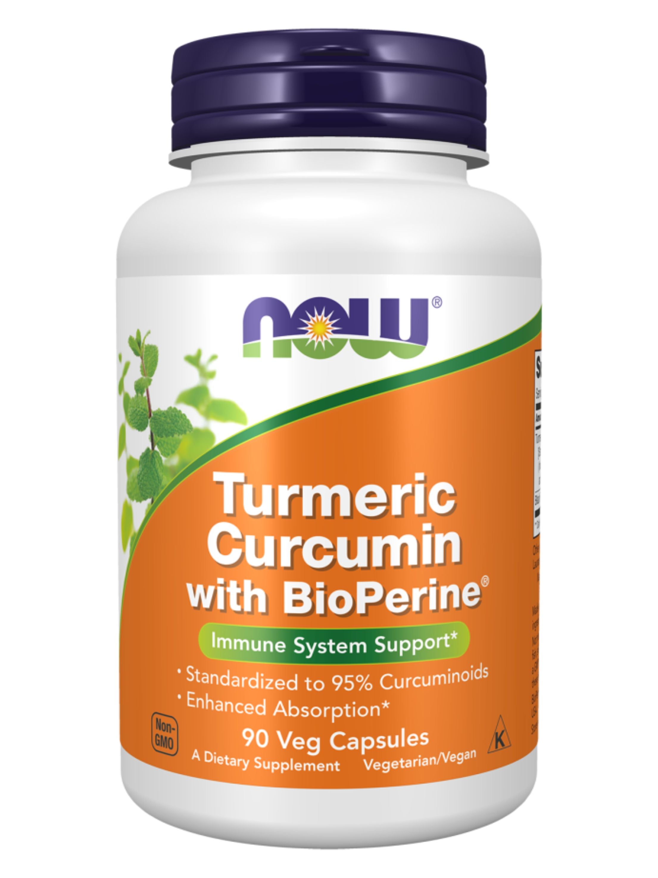 Turmeric Curcumin with Bioperine 90 Veg Capsules