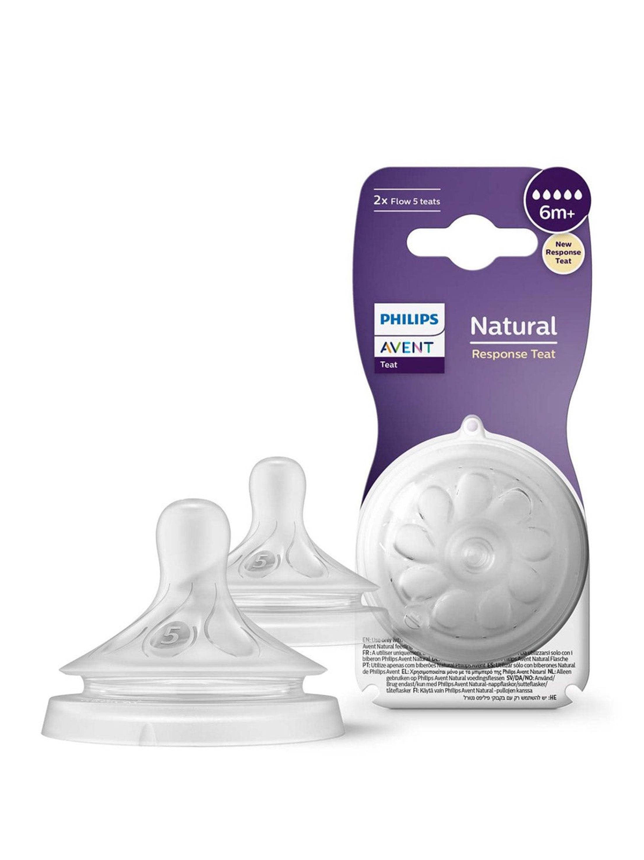 Image for Natural Response Teats Flow 5 6M+